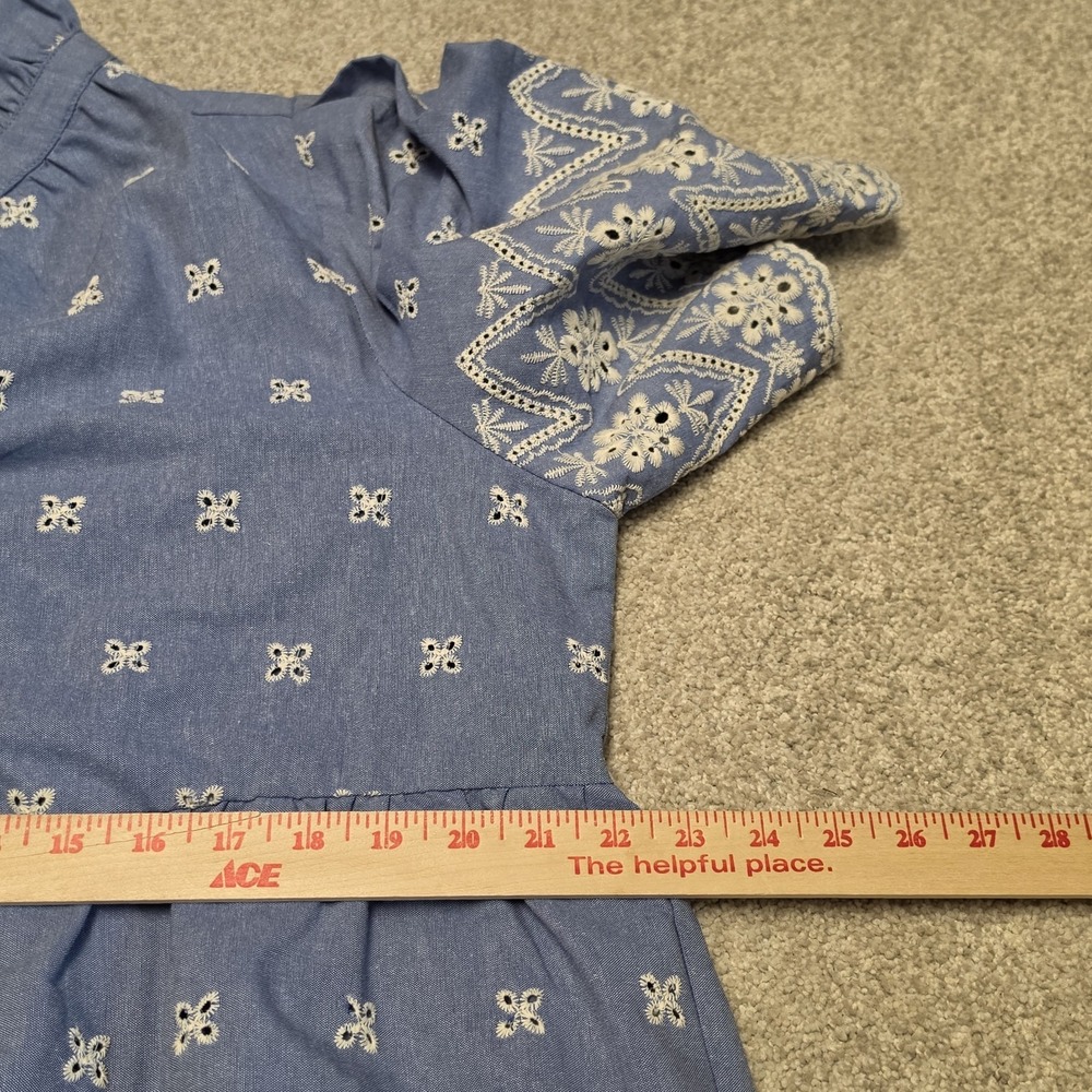 TUCKERNUCK Chambray Embroidered Crawford Dress Sz XL NWT Retail $188 Tuckernuck - Picture 8 of 9